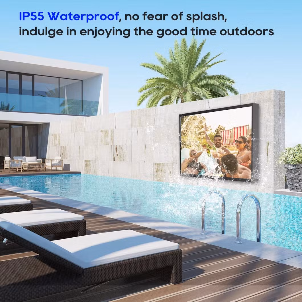 65inch Digital Signage and Displays Outdoor TV Waterproof with Smart Function for Advertising Football Match