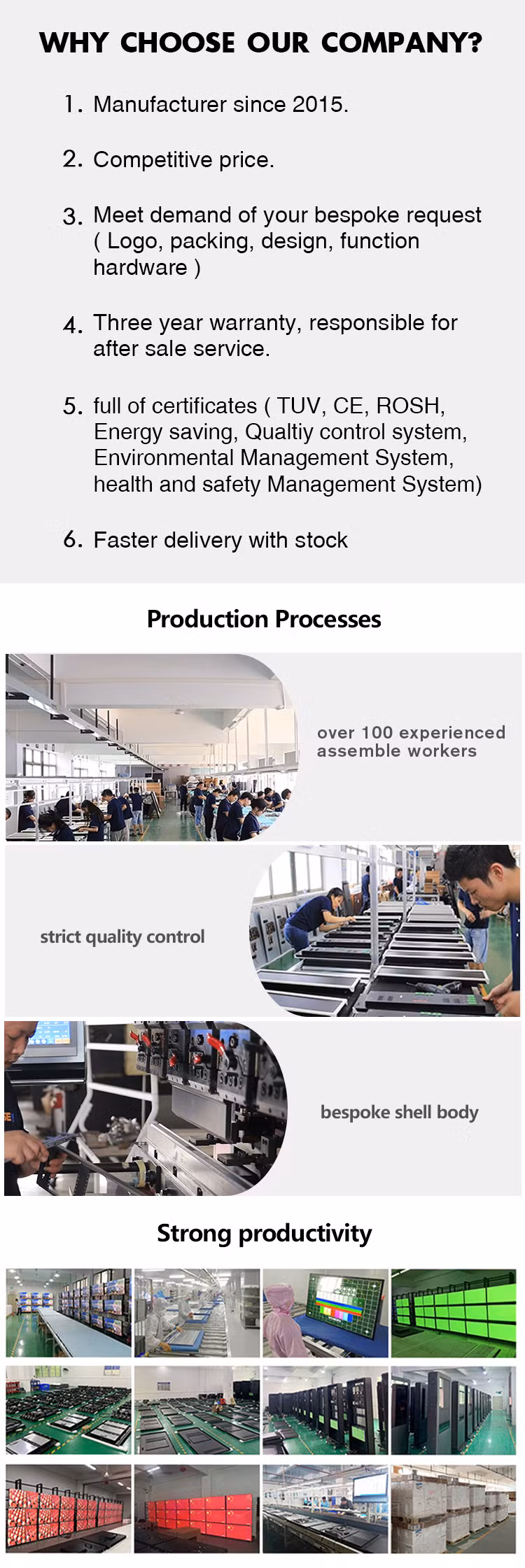 Customized Size Movable LCD Touch Screen Charging Vertical Interactive Portable Smart TV