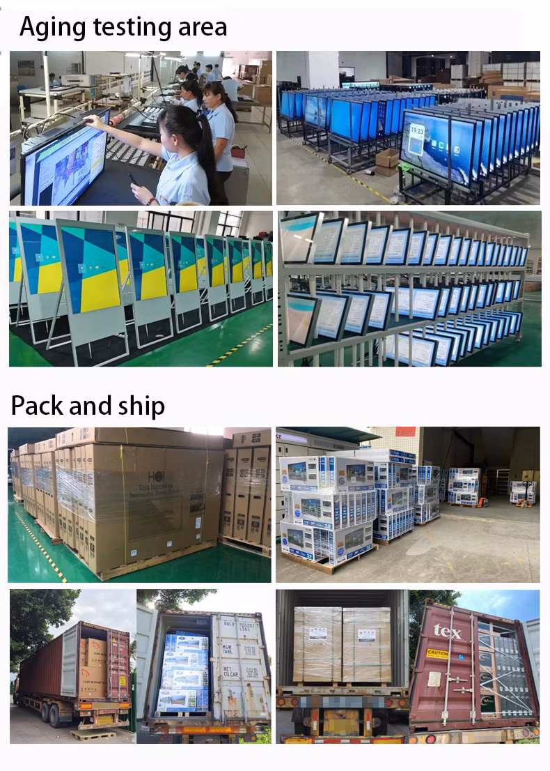 32 27 21.5 Inch Monitor Digital Signage Touch Screen Android 12 Smart TV Display Portable Monitor Screen