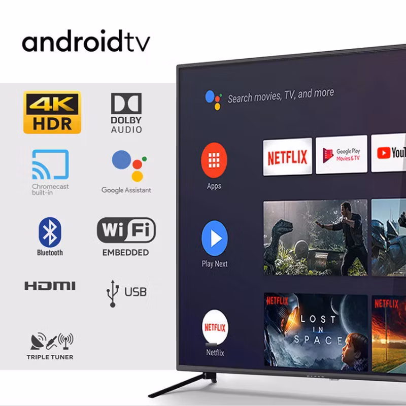Factory Best Price 55 65 75 85 100 110 Inch Television 4K UHD Smart LCD LED TV Flat Screen