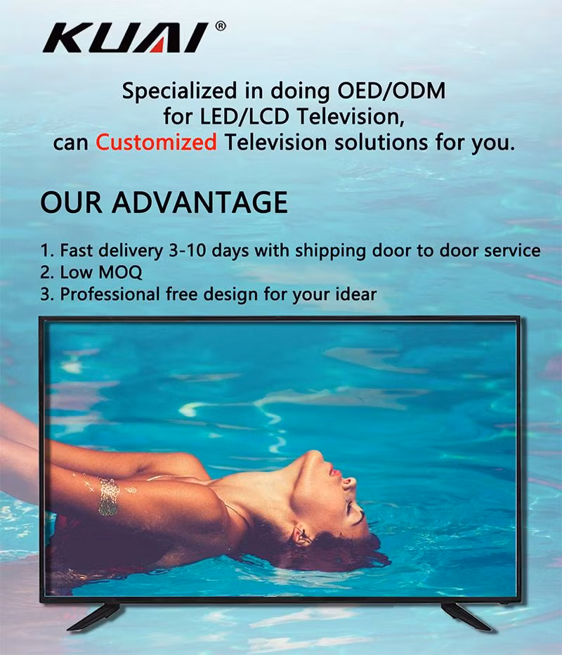Television 4K Smart LED TV 50 Inch with Wi-Fi Android Youtube Google Netflix