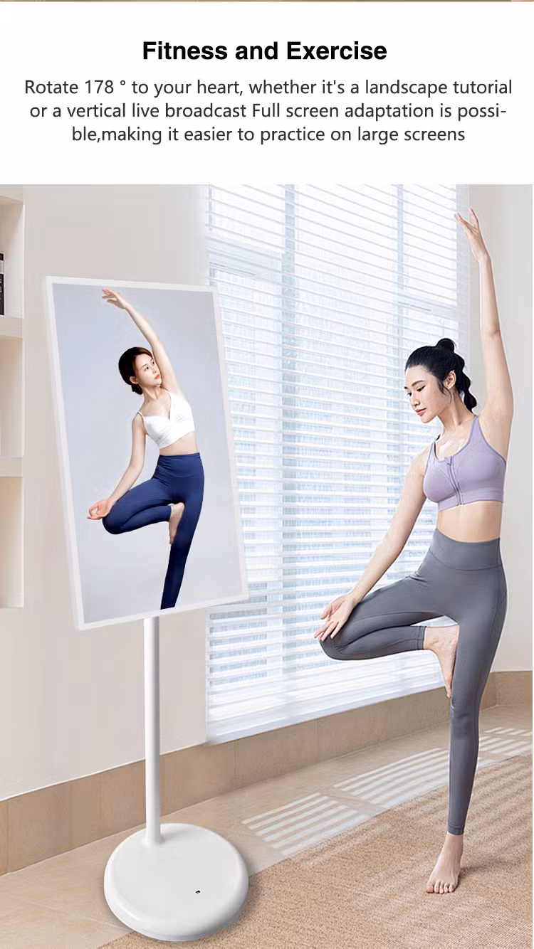 Interactive Mobile Tablet Smart Monitor LCD Touch Screen Portable Rotating TV