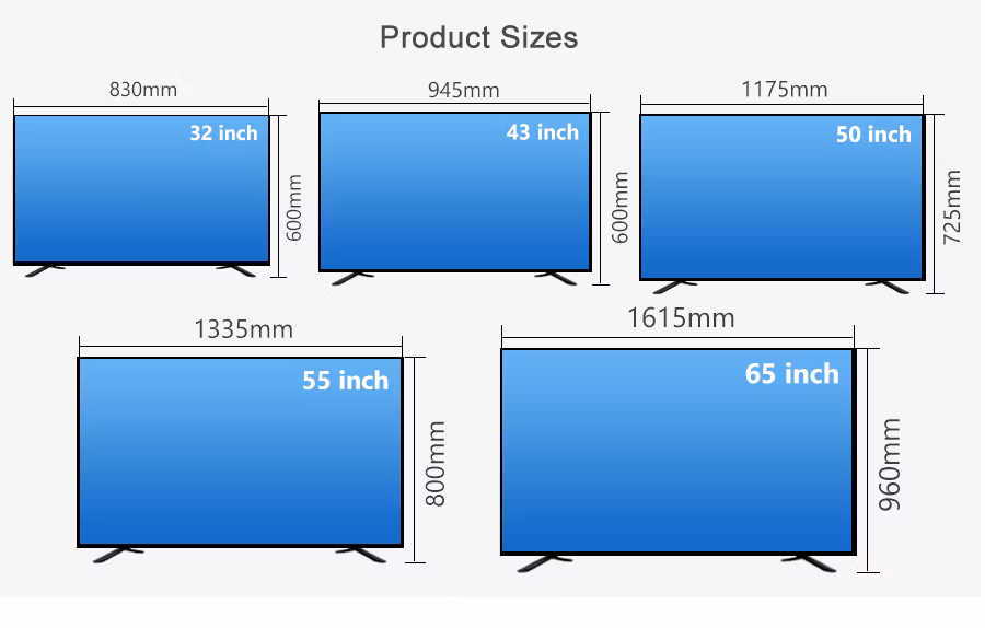 Manufacturer HD Qled Smart 8K UHD 3D 4K Smart TV 65 75 85 Inch LED Television