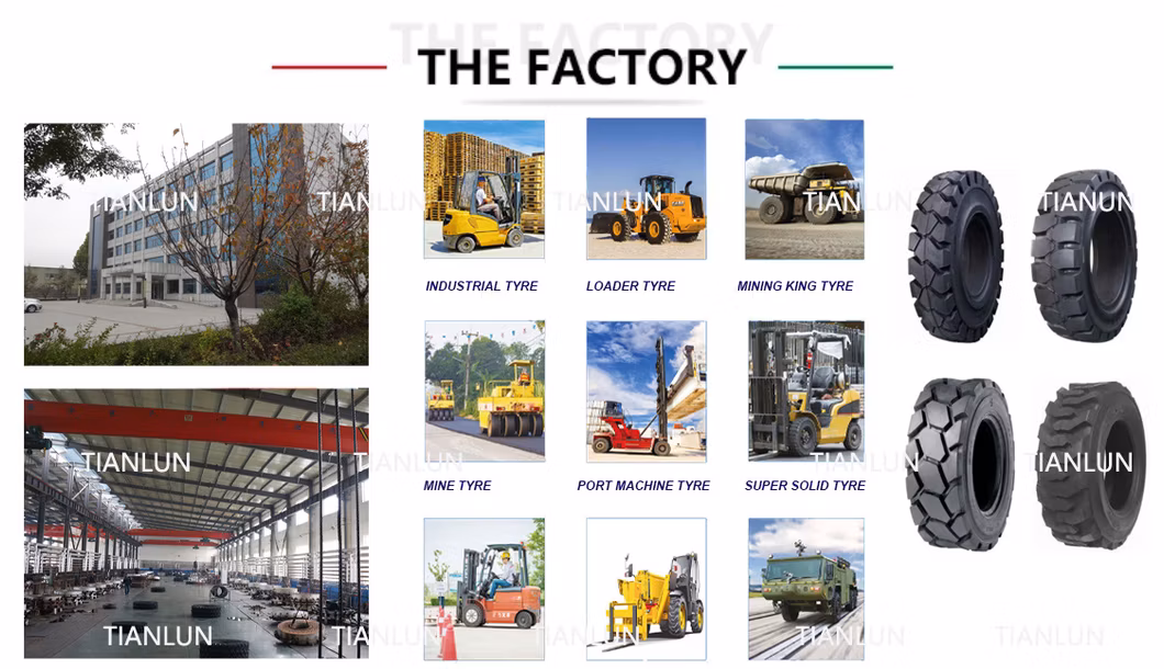 Forklift Trailer Grader Dozer Skid Steer off Road Pneumatic Earthmover Dump Truck Scraper Excavator Backhoe Desert Sand SUV Industry Solid Tyre / Tire 825-15