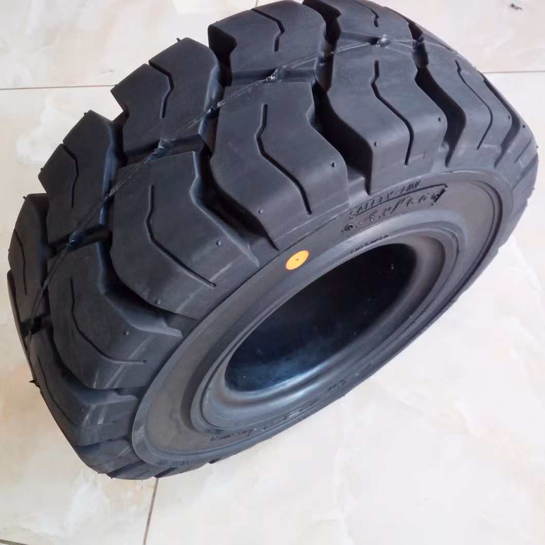 Anygo Brand 21X8-9 Xz18 Solid Tyres, Pneumatic Solid Tyre, Solid Resilient Wheels for Forklift and Material Handling Equipment