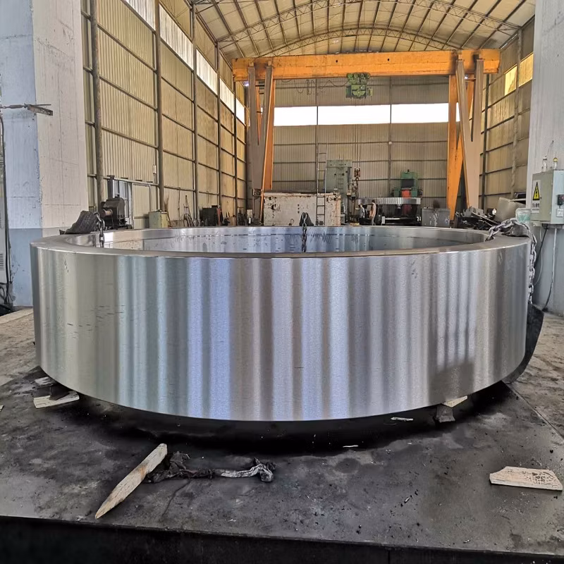 Custome Kiln Tyre Cement Plant Equipment Parts Best Price Riding/Living Ring Live Tire Cooler Dryer Casting Steel Parts Supplier