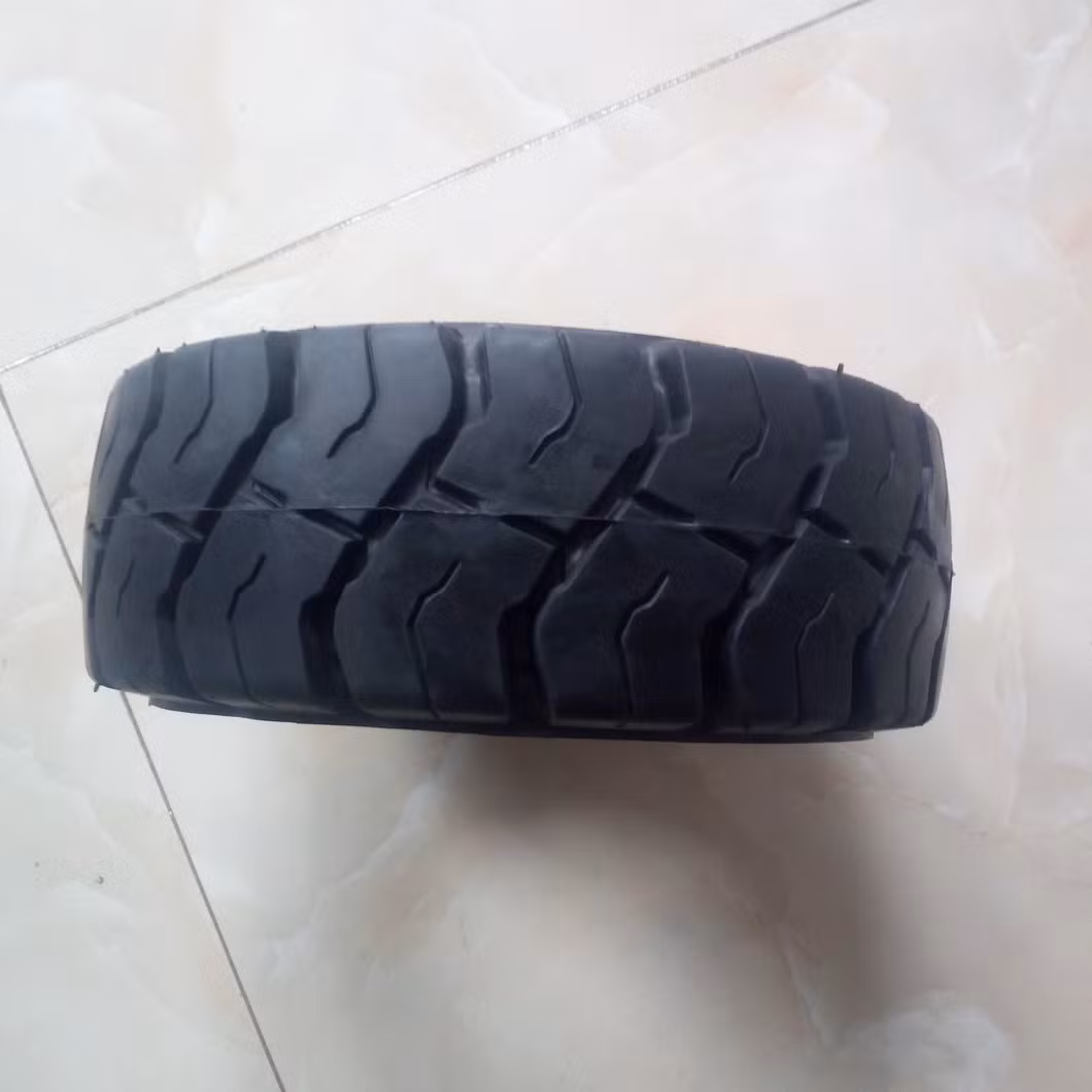 Anygo Brand 16X6-8 Xz18 Solid Tyres, Pneumatic Solid Tyre, Solid Resilient Wheels for Forklift and Material Handling Equipment