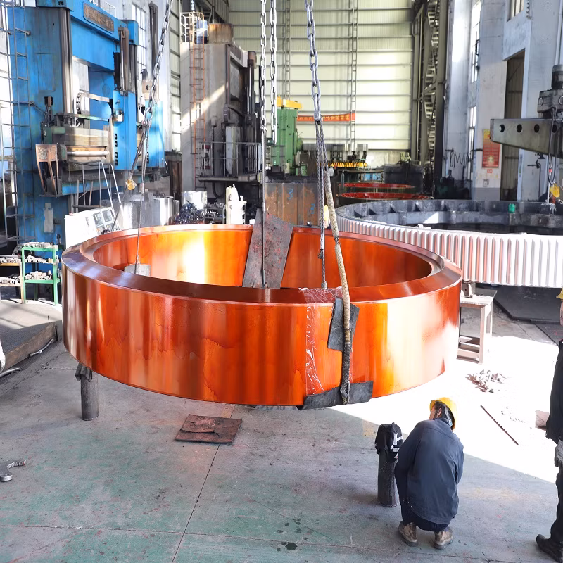 Price of Rotary Kiln Ball Mill Kiln Tyre Price Mining and Cement Equipment Parts Riding/Live Ring Living Tire Manufacturer