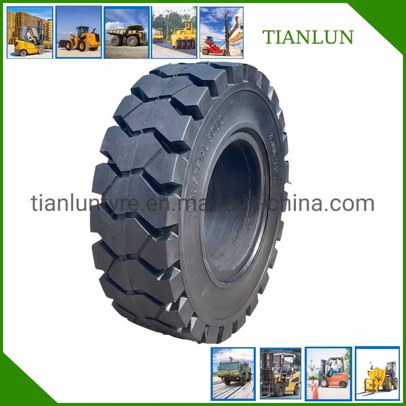 Forklift Trailer Grader Dozer Skid Steer off Road Pneumatic Earthmover Dump Truck Scraper Excavator Backhoe Desert Sand SUV Industry Solid Tyre / Tire 825-15