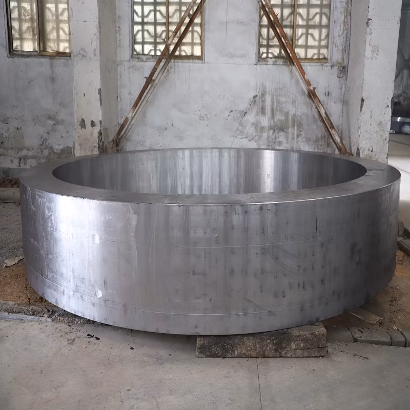 Custome Kiln Tyre Cement Plant Equipment Parts Best Price Riding/Living Ring Live Tire Cooler Dryer Casting Steel Parts Supplier