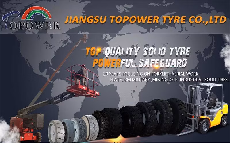 Chinese High Quality Press on Solid Tires 14X5X10 for Tow Truck