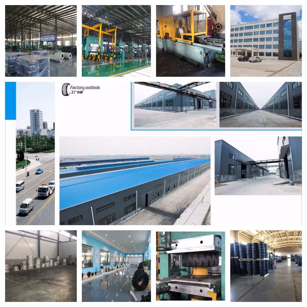 Material Handling Resilient Solid Tires 9.00-20 10.00-20 11.00-20 12.00-20 Elastic Tyres for Forklift Heavy Trucks Trailers