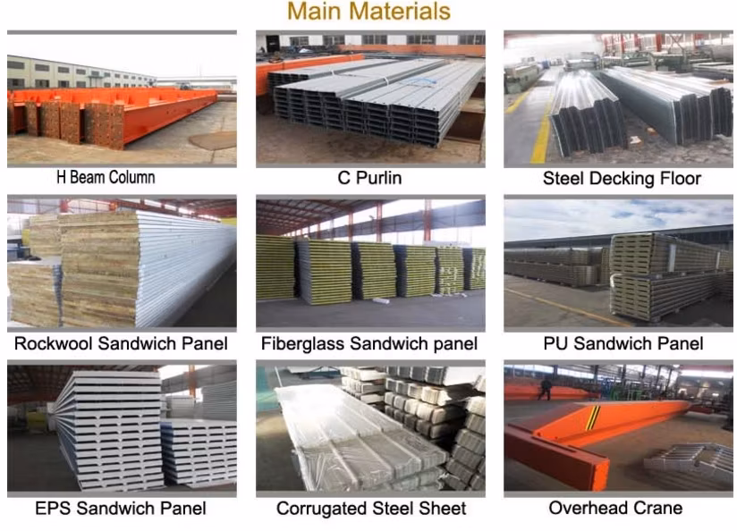 China High Quality Prefabricated Building Mobile Modular Design Quality Steel Structure Hall