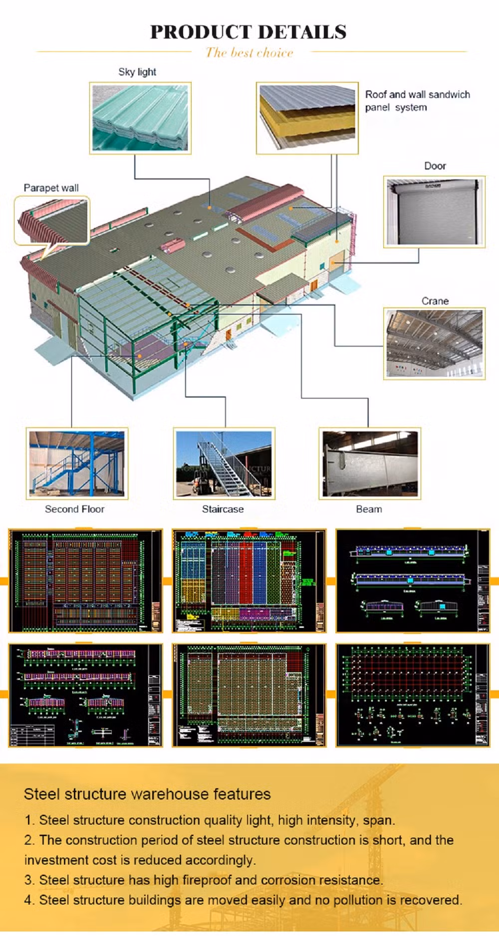 Prefabricated Steel Structure Frame Gymnasium Sports Center Hall