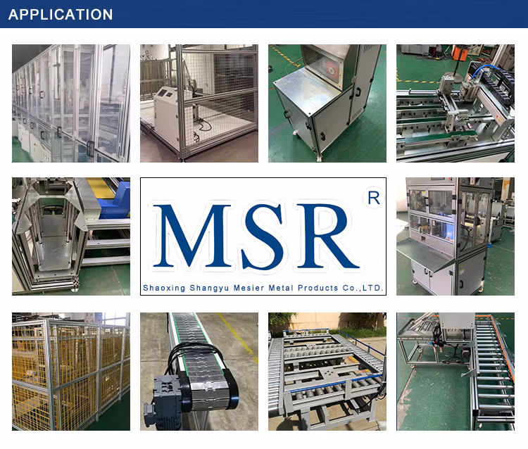 China Supplier OEM ODM 40X40mm T Slotted Anodized Extruded Industrial Aluminum Extrusion for Machine/Frame/Workbench/Robot/Conveyor 4040 4080 4590 50100