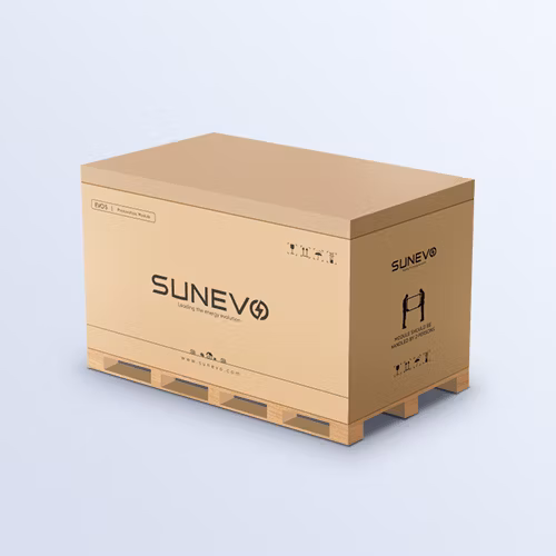 Sunevo Bifacial Black Photovoltaic Panel Metal Frame 400W 440W 445W 450W Solar Panel