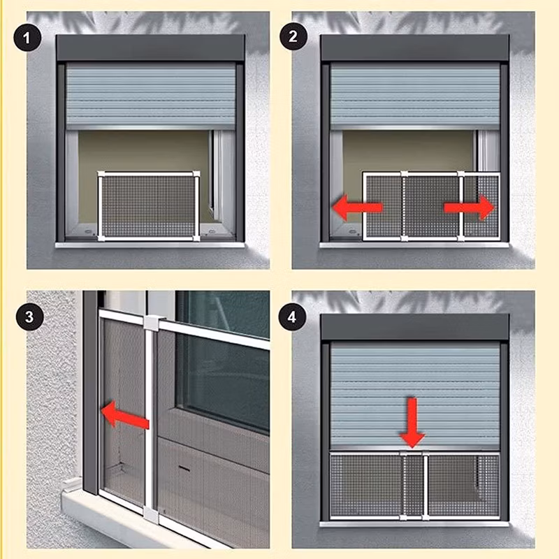 Sliding Screen Window Wooden Frame Aluminum Frame