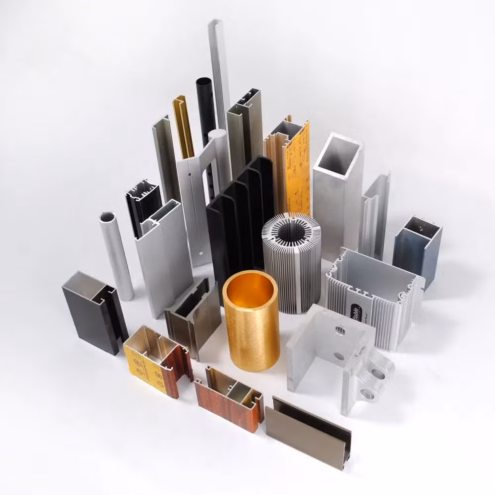 Building Material 6000 Series Different Shape Powder Coat Wooden Grain Anodized for Window Door Customized Profiles Aluminum, Aluminum Extruded Profiles