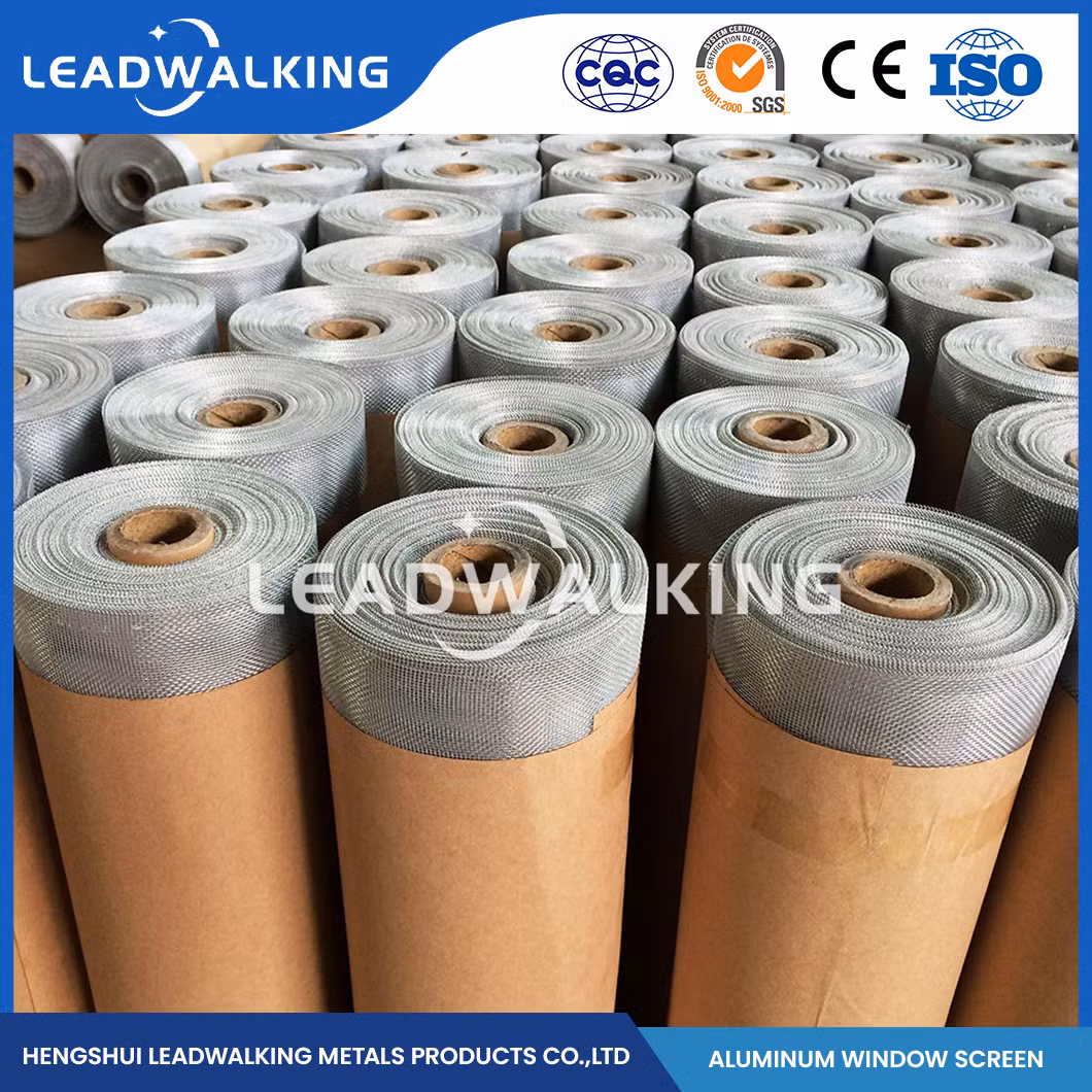 Leadwalking Stainless Steel Window Screen Mesh Good Aesthetics Aluminum Mesh Window Screen Factory High-Quality China 302 304 Aluminum Alloy Window Screen