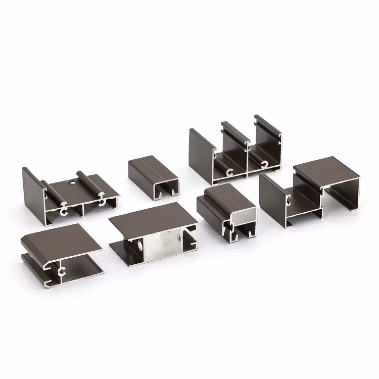 Aluminium Extrustion 6000 Series Window Frame for Double Glass
