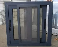Frame with Aluminium Glass with Bar Sliding