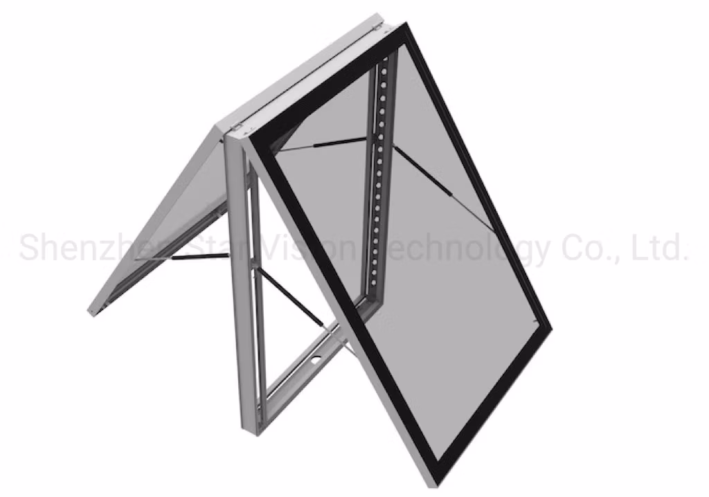 Pole Standing LED Backlit Digital Scrolling Mupi Outdoor Roadside Advertising Frame