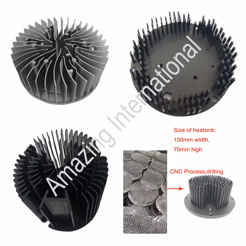 Heat Sink Aluminum Extrusion by CNC Processing