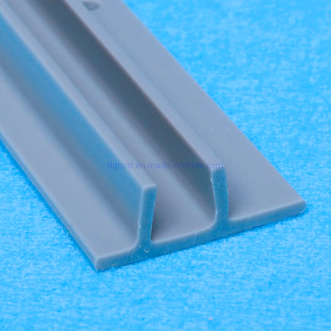 ABS / PVC/UPVC /PS /PE/PP/PC Plastic Rigid Extrusion Profile for Refrigerator Parts