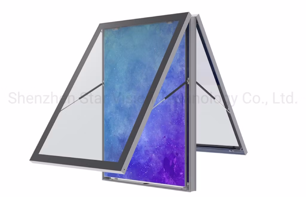 Double Side Aluminum Outdoor Water Proof LED Poster Frame for Advertisement