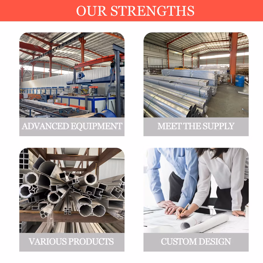 6063 Extruded Special-Shape Aluminum Profile Manufacturers Produce Aluminum Alloy Frame Shell Processing Customization