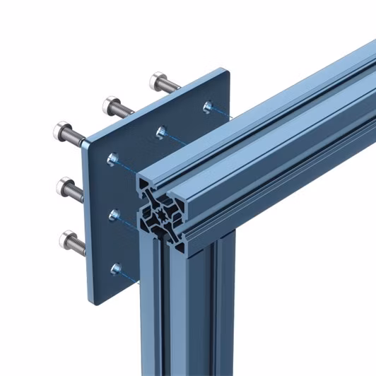 T-Slot Extruded Aluminum Extrusion 6063 T5/T6 Aluminium Profile Frame
