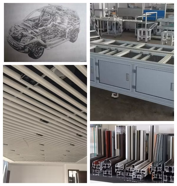 Heat Exchanger Process 8080 Aluminum Extrusions for Sale