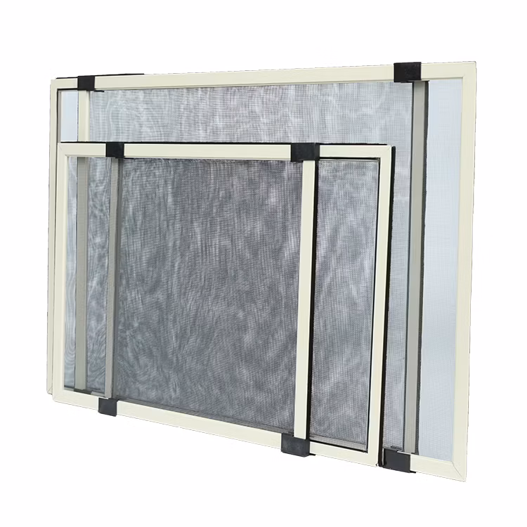 Sliding Screen Window Wooden Frame Aluminum Frame