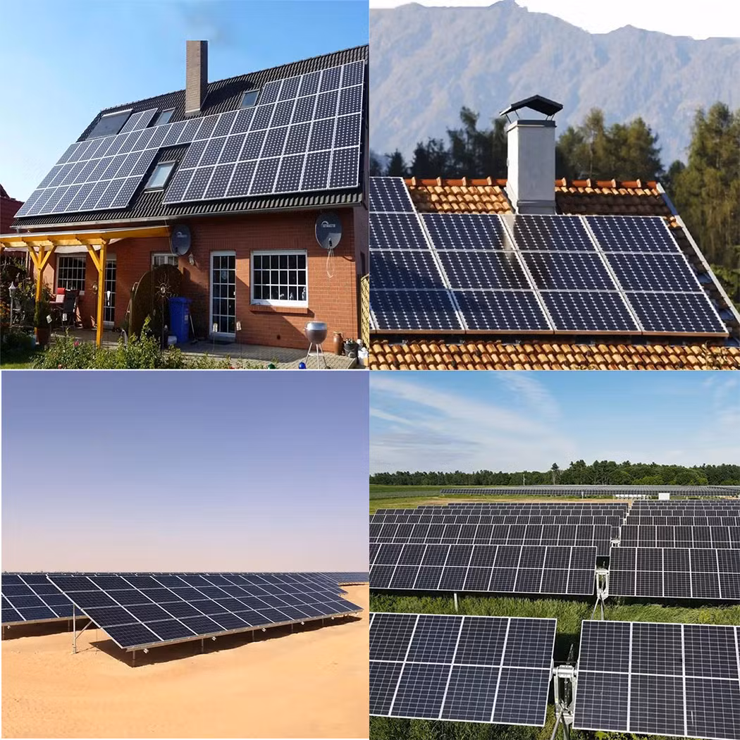 Good Price Factory Direct PV Efficiency Photovoltaic Half Cell Module Solar Panel