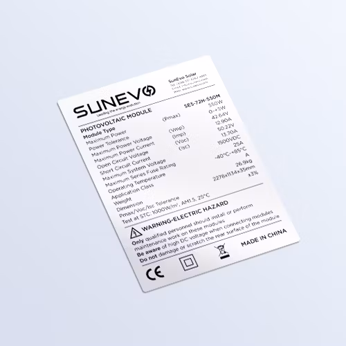 Sunevo Bifacial Black Photovoltaic Panel Metal Frame 400W 440W 445W 450W Solar Panel