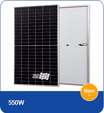 Hot Sale All Black 500W Panel Solar Black Frame for Europe Market Full Black Solar Panel