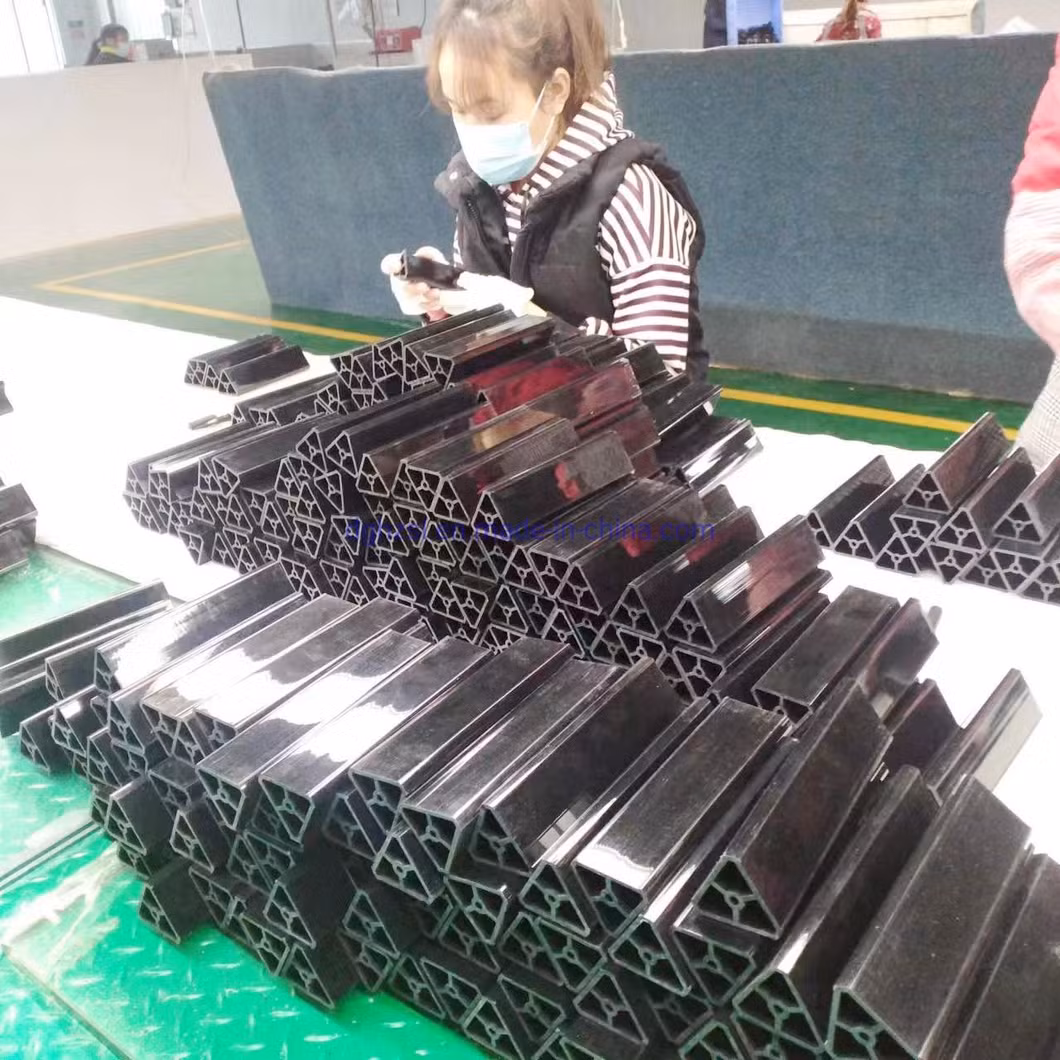 ABS / PVC/UPVC /PS /PE/PP/PC Plastic Rigid Extrusion Profile for Refrigerator Parts