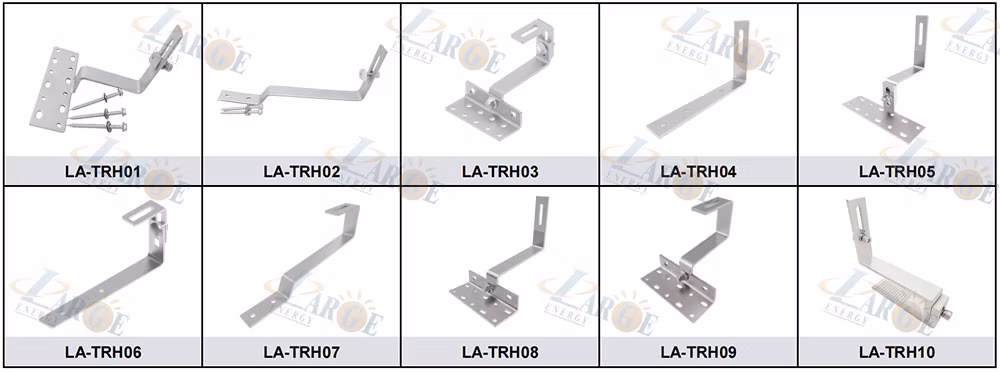 Large Easy and Quick Install Solar PV Ballasted Mounting Frames on Flat Rooftop with Roof Surface Protection Rubber Solar Panel Ballast Mounting