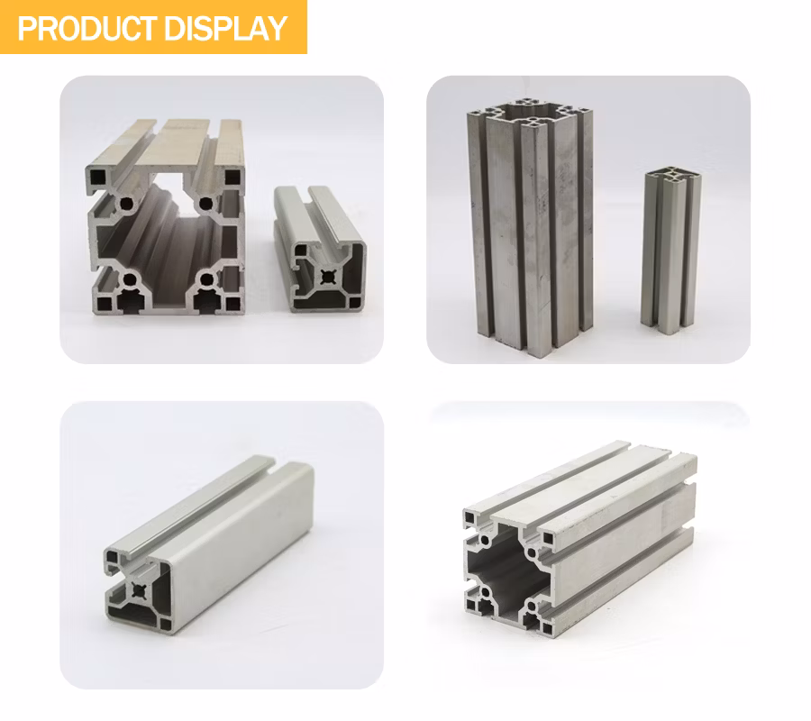 Extrusion/Extruded Industrial/Slot/Heat Sink Aluminum Alloy Profile Suitable for Machinery Various Frameworks/Frame with Anodized/Mill Finish
