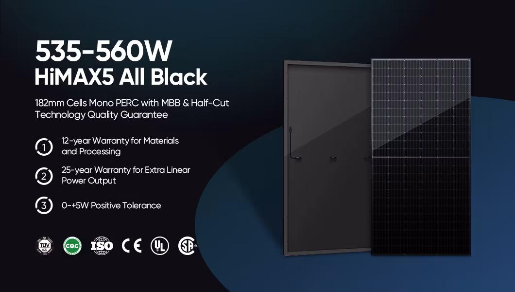 Sunpal All Black High Top 10 Solar Module Manufactures 360W Solar Panels
