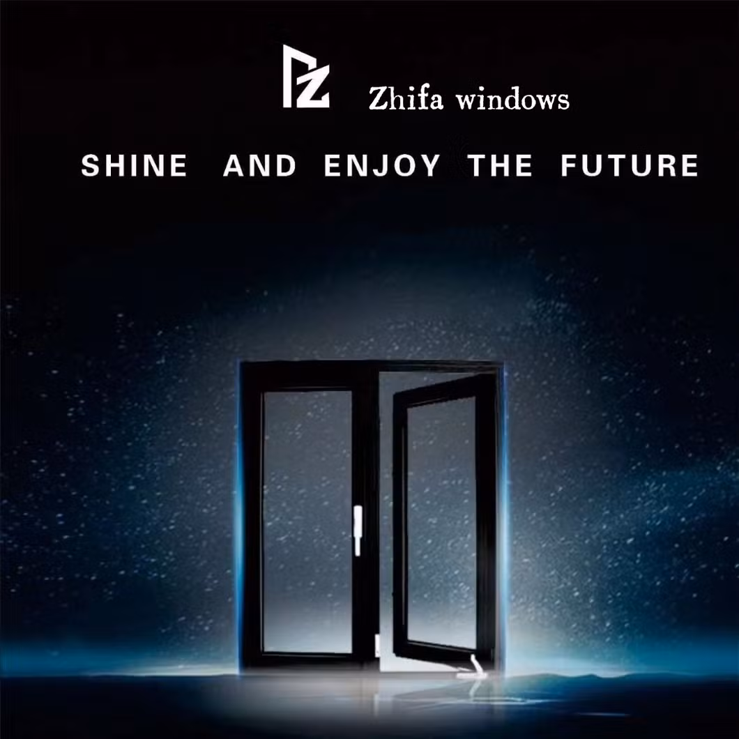 Factory Hot Sales Aluminum Folding Window Bifold Aluminium Tempered Glass Sound Proof White Frame