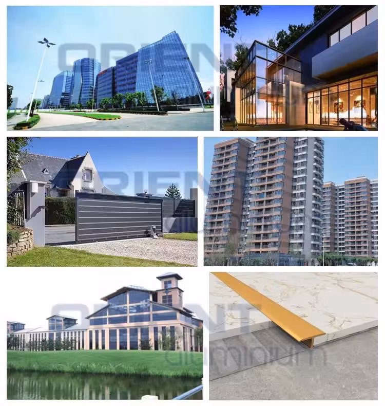 China Aluminium Profiles Extruded Aluminum Extrusion Profile for Doors and Window Price
