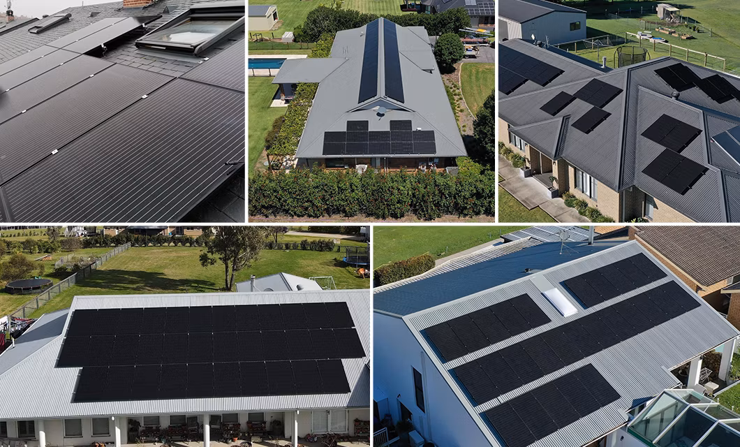 Sunpal All Black Monocrystalline Solar Module 9bb DC AC Multi Module 360W Solar Panels