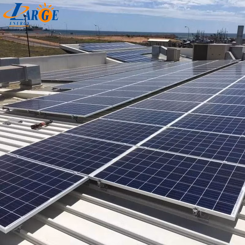 Kit de montaje para paneles solares de techo de metal fabricado en China, abrazadera de aluminio, soporte para techo de unión vertical