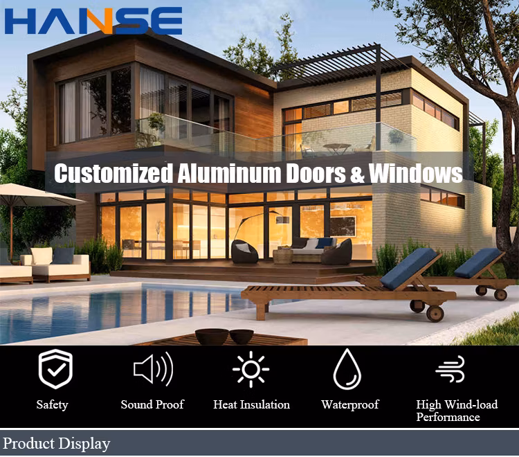 Home Kitchen Dining Room Aluminium Profiles Glass Swing Doors Design Modern Aluminum Glass Casement Door