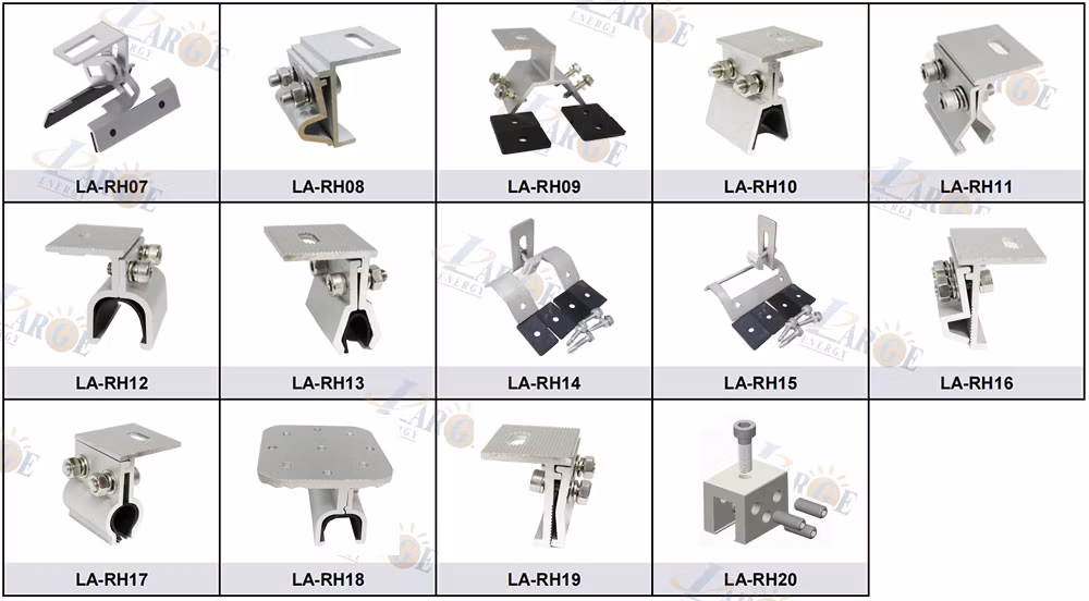 Large Solar Prove Aluminum Adjustable Frame PV Solar Panel Mounting Bracket Adjustable Ground Mount