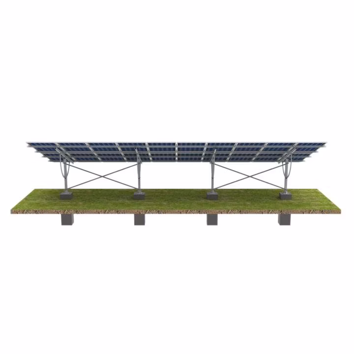 Ground Solar Mounting Solar Panel Ground Mounting Frame Structure