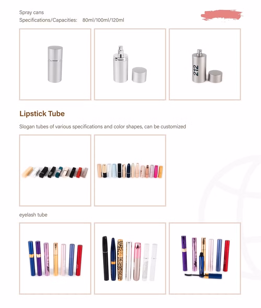 Custom Empty Mascara Tube Plastic Cosmetic Packaging Manufacturers Surface Handling with Wand Brush