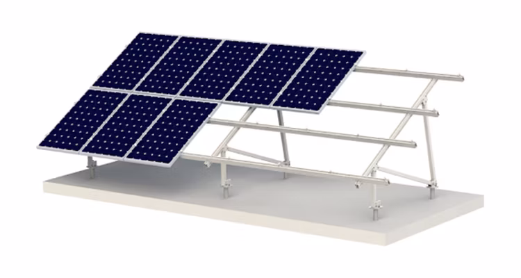 New Design PV Frame Ground Solar Panel Mounting System Bracket