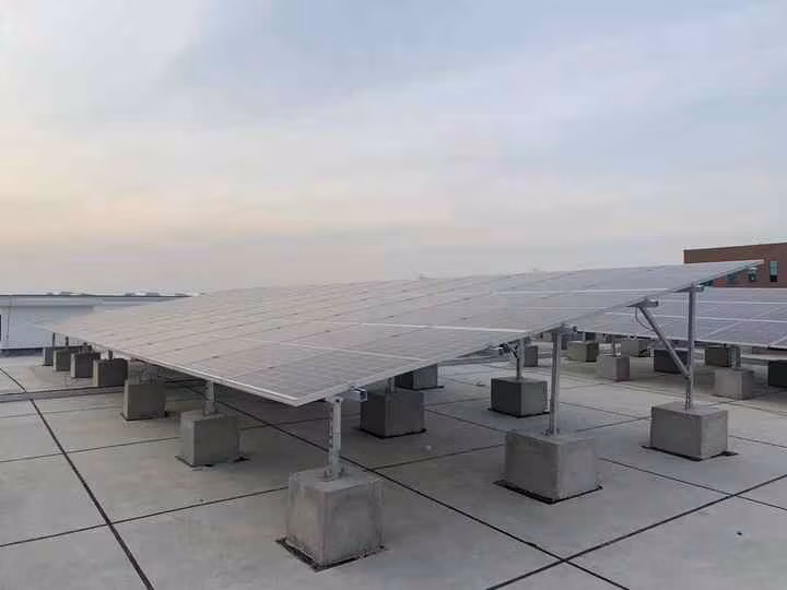 Ground Solar Mounting Solar Panel Ground Mounting Frame Structure